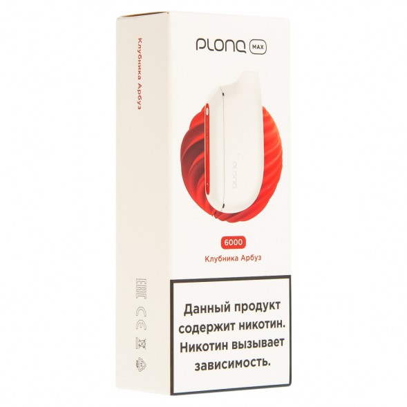 PLONQ MAX - Клубника Арбуз (6000 затяжек) купить в Владивостоке