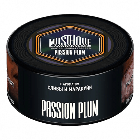 Табак Must Have - Passion Plum (Слива и Маракуйя, 125 грамм) купить в Владивостоке