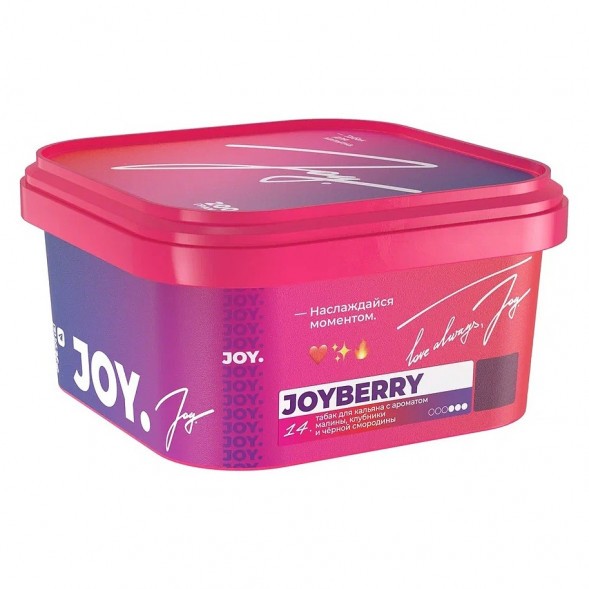 Табак Joy - Joyberry (Малина, Клубника и Чёрная Смородина, 200 грамм) купить в Владивостоке