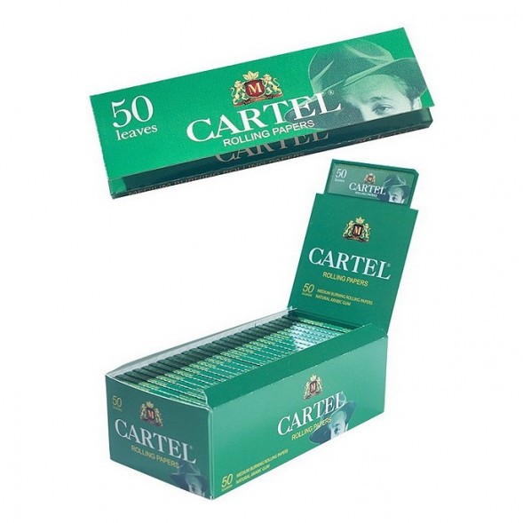 Бумага для самокруток Cartel - Green (50 штук) купить в Владивостоке