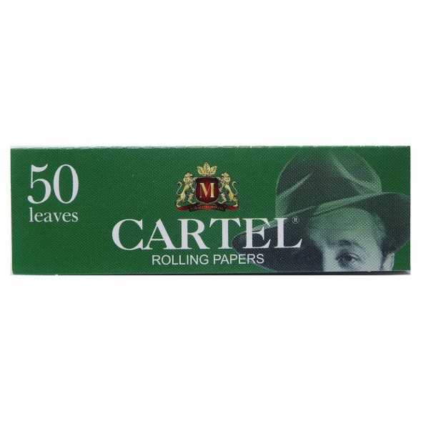 Бумага для самокруток Cartel - Green (50 штук) купить в Владивостоке