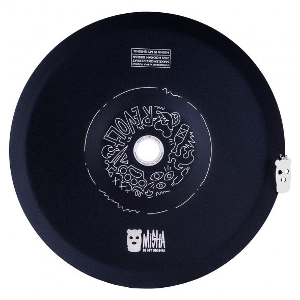 Кальян MISHA Rebel - Revolt Jet Black (Чёрный Матовый, Без Колбы) купить в Владивостоке