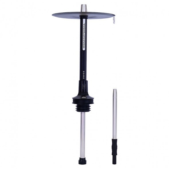 Кальян MISHA Rebel - Revolt Jet Black (Чёрный Матовый, Без Колбы) купить в Владивостоке