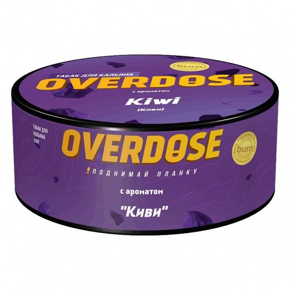 Табак Overdose - Kiwi (Киви, 100 грамм) купить в Владивостоке
