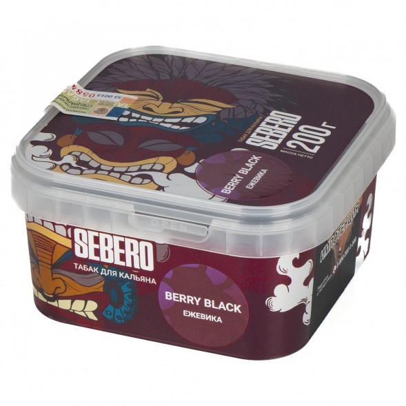 Табак Sebero - Berry Black (Ежевика, 200 грамм) купить в Владивостоке