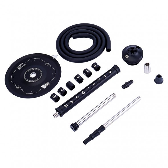 Кальян MISHA Rebel - Revolt Hero БЧК (Чёрный Белый, Без Колбы) купить в Владивостоке