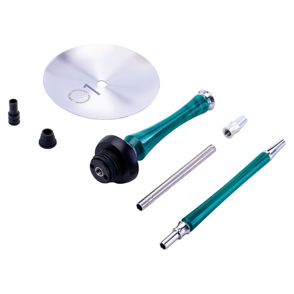 Кальян UNION - Sleek Акрил (Бирюзовый, Без Колбы) купить в Владивостоке