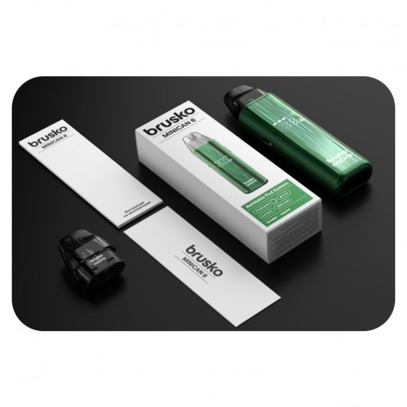 Электронная сигарета Brusko - Minican 6 (Темно-Синий - Deep Blue) купить в Владивостоке