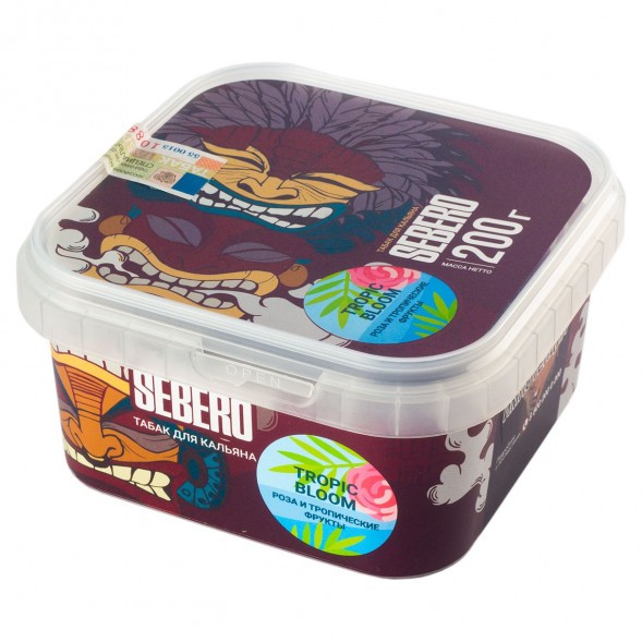 Табак Sebero - Tropic Bloom (Роза и Тропические Фрукты, 200 грамм) купить в Владивостоке