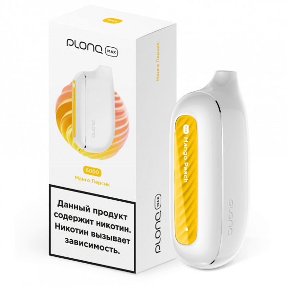 PLONQ MAX - Манго Персик (6000 затяжек) купить в Владивостоке