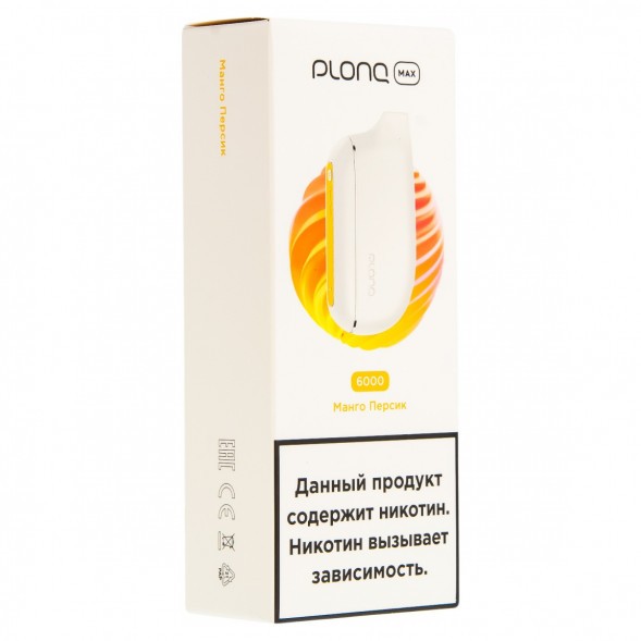 PLONQ MAX - Манго Персик (6000 затяжек) купить в Владивостоке