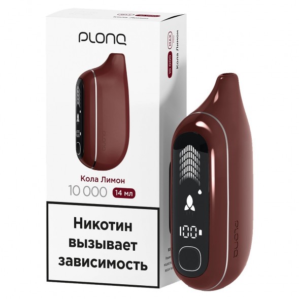 PLONQ MAX PRO - Кола Лимон (10000 затяжек) купить в Владивостоке
