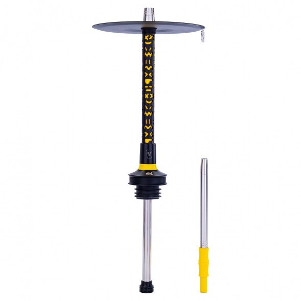 Кальян MISHA Rebel - Revolt Hero Smile (Чёрный Жёлтый, Без Колбы) купить в Владивостоке