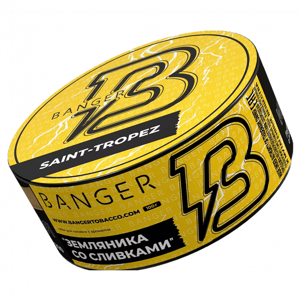 Табак Banger - Saint-Tropez (Земляника со Сливками, 100 грамм) купить в Владивостоке