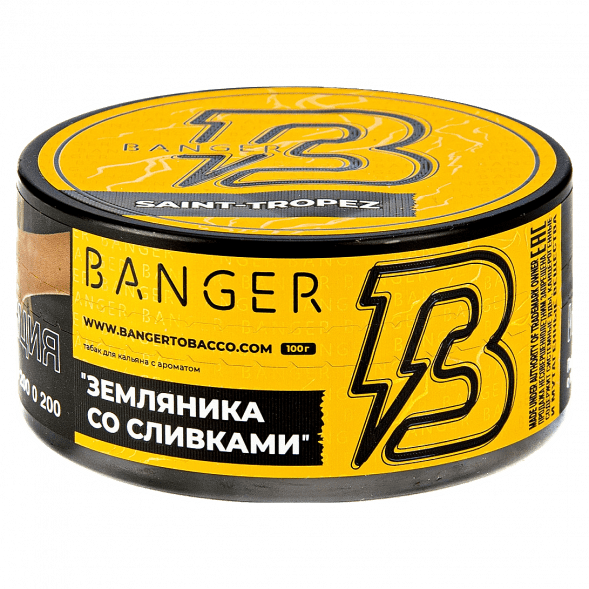 Табак Banger - Saint-Tropez (Земляника со Сливками, 100 грамм) купить в Владивостоке