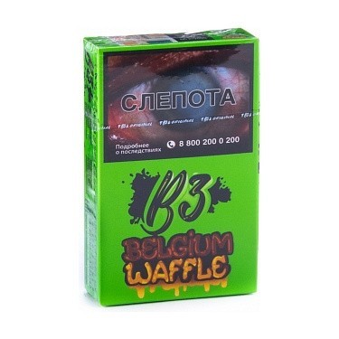 Табак B3 - Belgium Waffle (Бельгийские Вафли, 50 грамм) купить в Владивостоке