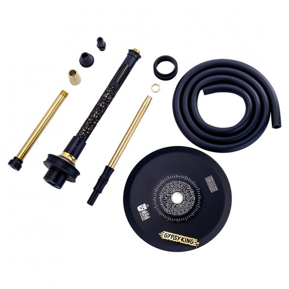 Кальян MISHA Rebel - Revolt Hero Gypsy King Black (Чёрный Золотой, Без Колбы) купить в Владивостоке