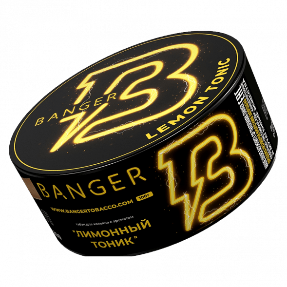 Табак Banger - Lemon Tonik (Лимонный Тоник, 100 грамм) купить в Владивостоке