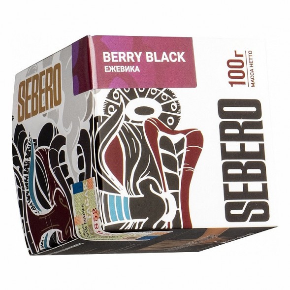 Табак Sebero - Berry Black (Ежевика, 100 грамм) купить в Владивостоке