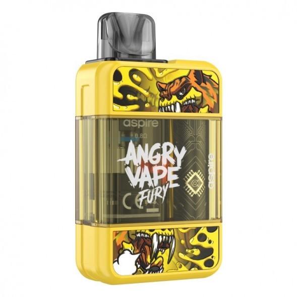 Электронная сигарета Brusko - Angry Vape Fury (650 mAh, Желтый) купить в Владивостоке
