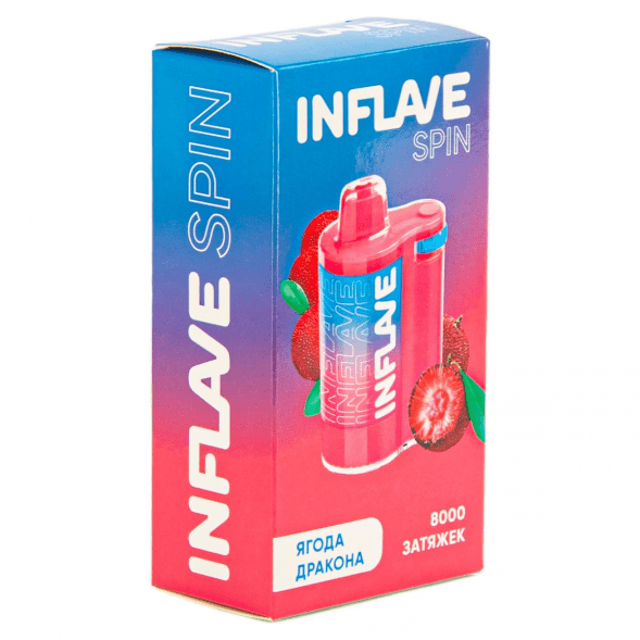 INFLAVE SPIN - Ягода Дракона (8000 затяжек) купить в Владивостоке