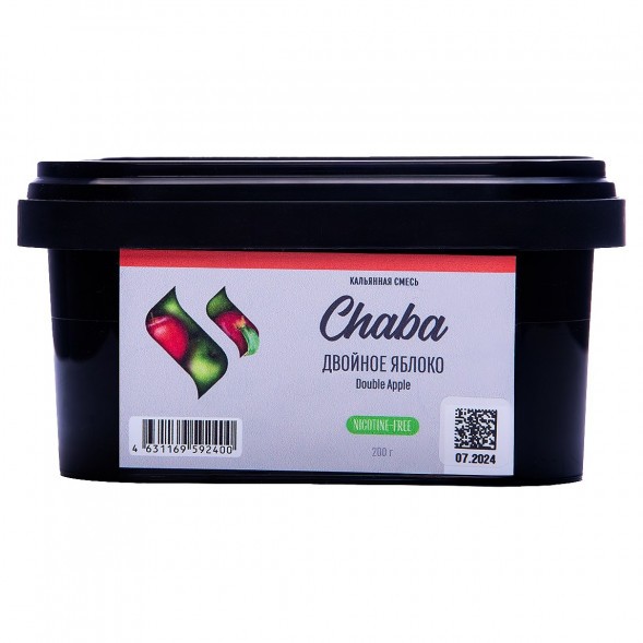 Смесь Chaba - Double Apple (Двойное Яблоко, 200 грамм, Без никотина) купить в Владивостоке