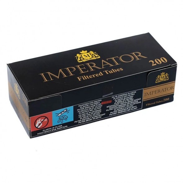 Гильзы сигаретные Imperator - Black (84х20 мм, 200 шт.) купить в Владивостоке
