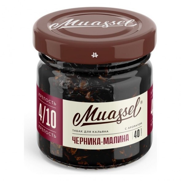 Табак Muassel Strong - Черника-Малина (200 грамм) купить в Владивостоке