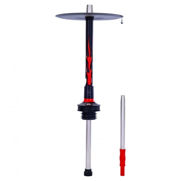 Кальян MISHA Rebel - Revolt Hero Flame (Чёрный Красный, Без Колбы) купить в Владивостоке