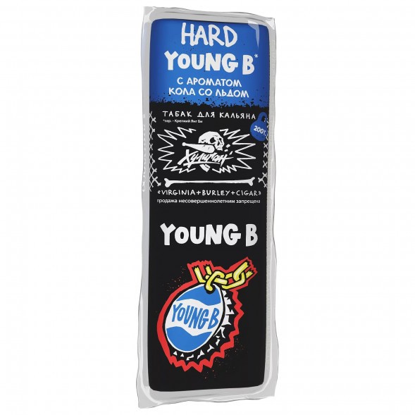Табак Хулиган Hard - Young B (Кола со Льдом, 200 грамм) купить в Владивостоке