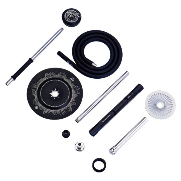 Кальян Alpha Hookah - ORO Light Black (без колбы) купить в Владивостоке