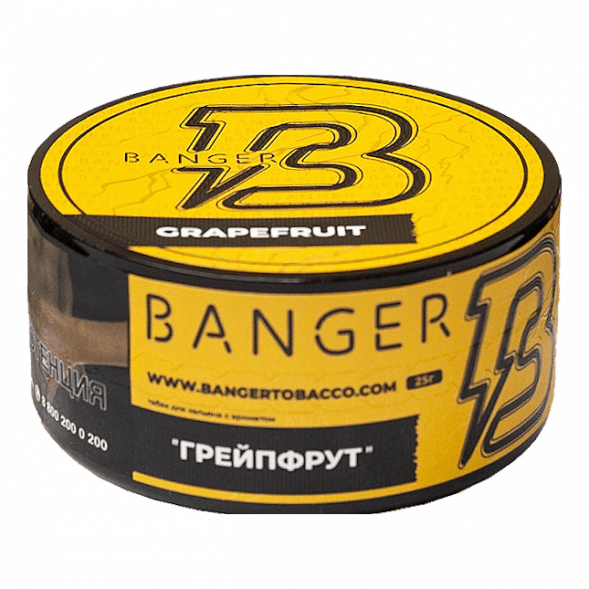 Табак Banger - Grapefruit (Грейпфрут, 25 грамм) купить в Владивостоке