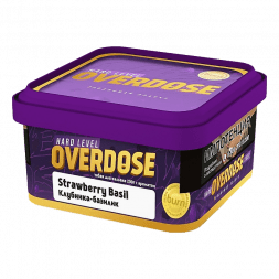Табак Overdose - Strawberry Basil (Клубника-Базилик, 200 грамм)