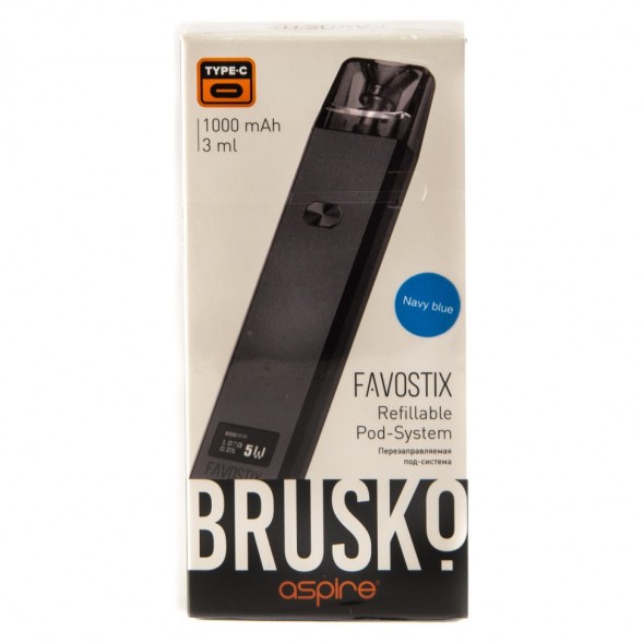 Электронная сигарета Brusko - Favostix (Синий) купить в Владивостоке