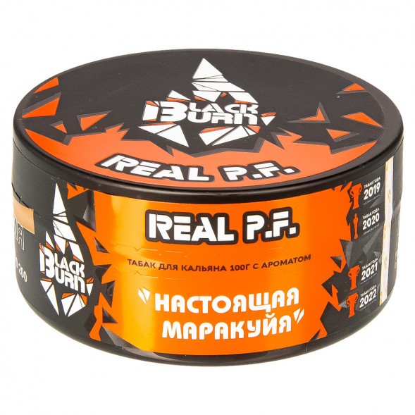 Табак BlackBurn - Real P.F. (Настоящая Маракуйя, 100 грамм) купить в Владивостоке