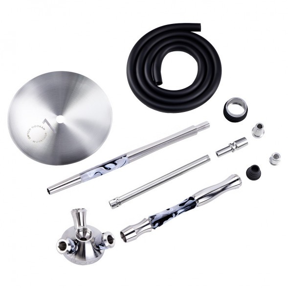 Кальян UNION - Fibonacci Акрил Чёрный II (Без Колбы) купить в Владивостоке