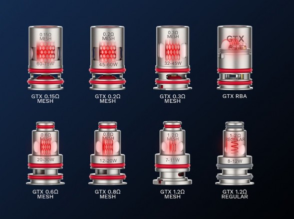 Испаритель VAPORESSO - GTX (0.2 Ом, 5 шт.) купить в Владивостоке