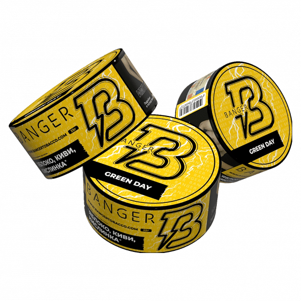 Табак Banger - Green Day (Яблоко, Киви, Кислинка, 25 грамм) купить в Владивостоке