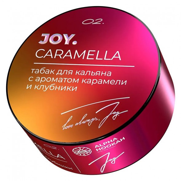Табак Joy - Caramella (Клубника и Карамель, 25 грамм) купить в Владивостоке