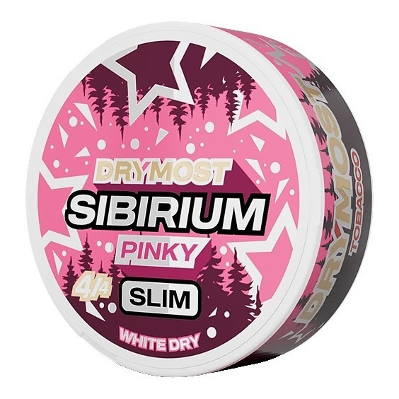 Табак жевательный DryMost - Sibirium Pinky Slim (Сибирский Малиновый Лимонад, 12 грамм) купить в Владивостоке