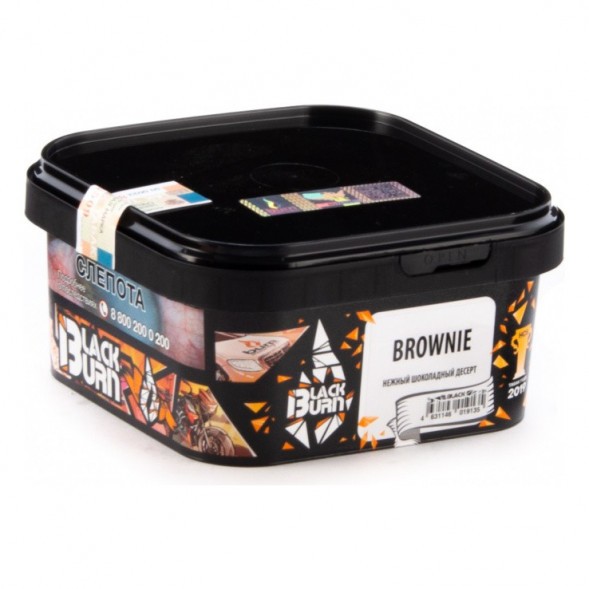 Табак BlackBurn - Brownie (Шоколадный Десерт, 200 грамм) купить в Владивостоке
