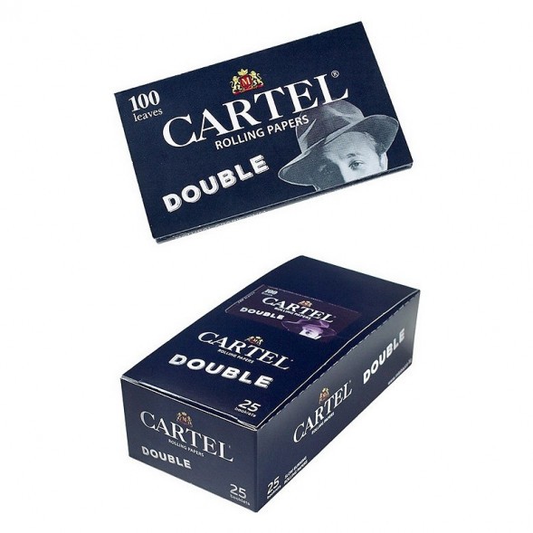 Бумага для самокруток Cartel - Double Black (100 штук) купить в Владивостоке
