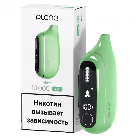 PLONQ MAX PRO - Мята (10000 затяжек) купить в Владивостоке