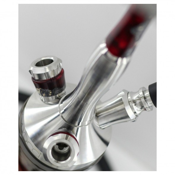 Кальян UNION - Fibonacci Гибрид (Чёрно-Красный, Без Колбы) купить в Владивостоке