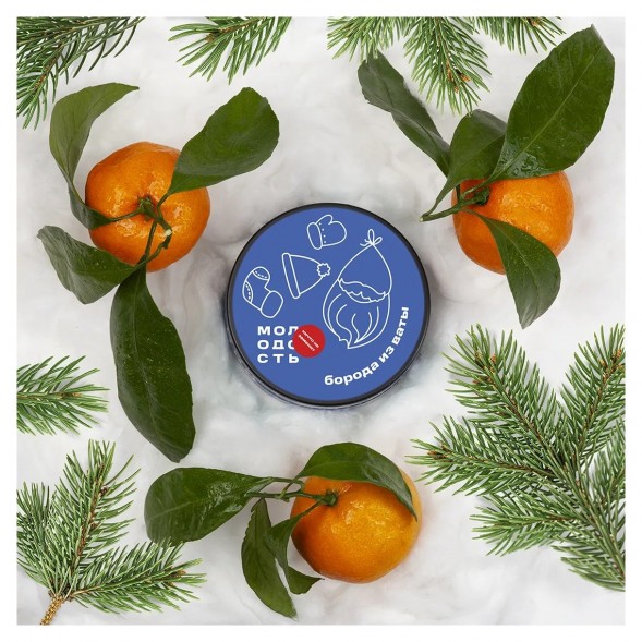 Табак Молодость - Борода из Ваты (Мандарины и Ёлка, 25 грамм) купить в Владивостоке