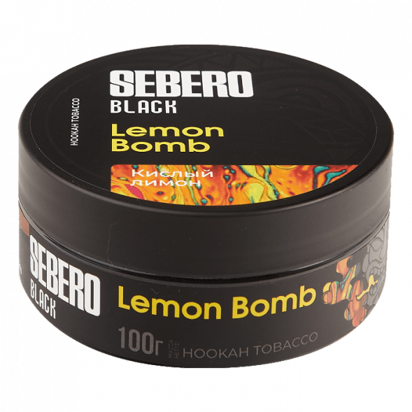 Табак Sebero Black - Lemon Bomb (Кислый Лимон, 100 грамм) купить в Владивостоке