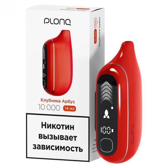 PLONQ MAX PRO - Клубника Арбуз (10000 затяжек) купить в Владивостоке