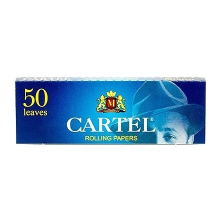 Бумага для самокруток Cartel - Blue (50 штук) купить в Владивостоке