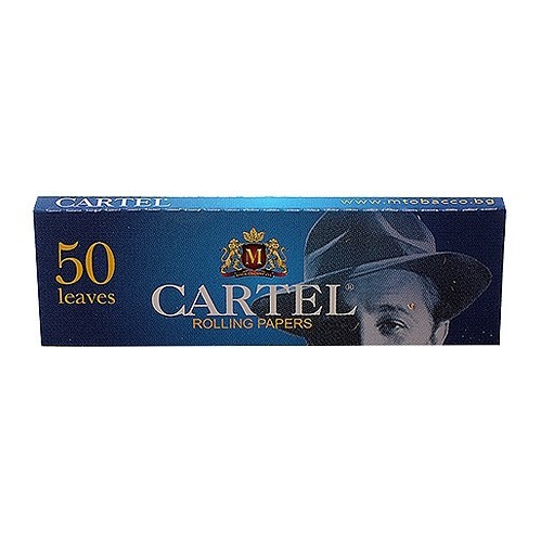 Бумага для самокруток Cartel - Blue (50 штук) купить в Владивостоке