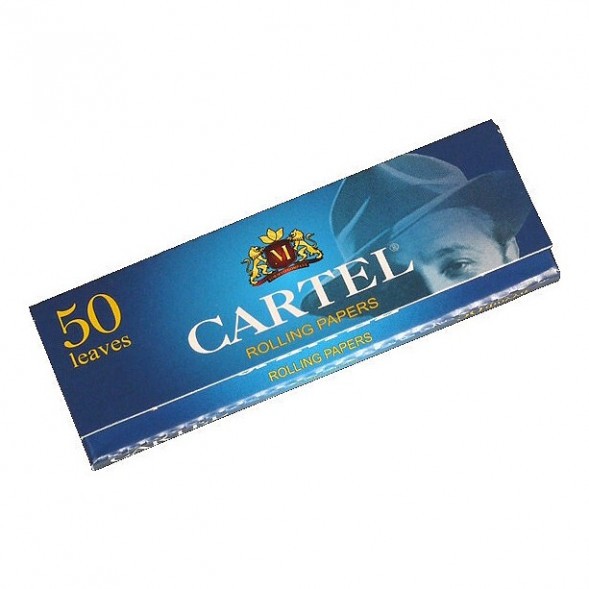 Бумага для самокруток Cartel - Blue (50 штук) купить в Владивостоке